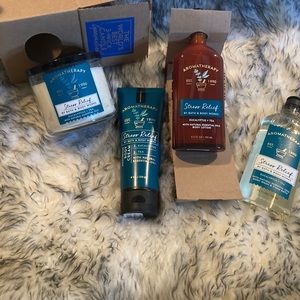 NIB Bath Body Works Aromatherapy Set 4pcs